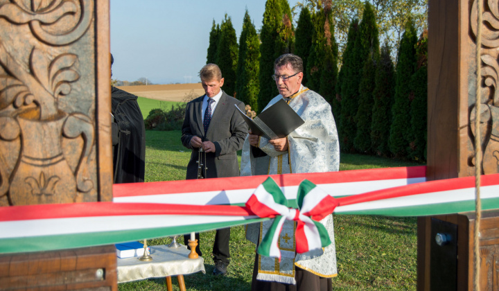 Posvätenie zvonice - harangláb és harang szentelés (Liesková-Mogyorós)