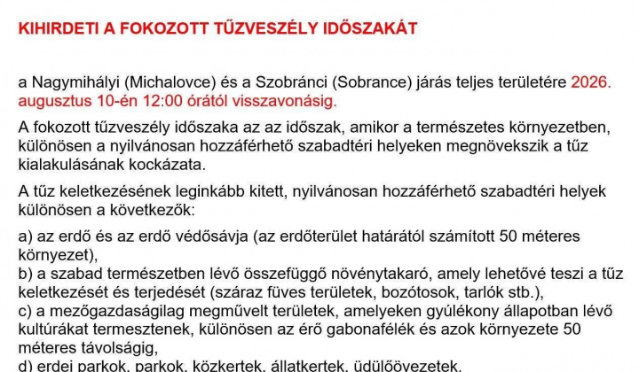 2. fotografia fotogalérie Aktuality / NEBEZPEČENSTVA VZNIKU POŽIARU - foto